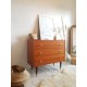 Commode années 60-  3 tiroirs