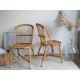 Paire de chaises en rotin vintage