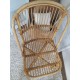 Paire de chaises en rotin vintage