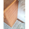 Buffet en rotin vintage circa années 70