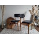 Suite de 4 chaises scandinaves années 60