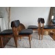Suite de 4 chaises scandinaves années 60