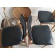 Suite de 4 chaises scandinaves années 60