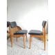 Suite de 4 chaises scandinaves années 60