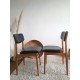 Suite de 4 chaises scandinaves années 60