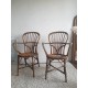 Paire de fauteuils en rotin vintage Audoux -Minet