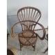 Paire de fauteuils en rotin vintage Audoux -Minet