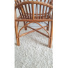 Paire de fauteuils en rotin vintage circa années 70