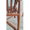 Paire de fauteuils en rotin vintage circa années 70