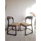 4 ou paire de chaises traîneau éditées par Baumann