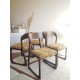 4 ou paire de chaises traîneau éditées par Baumann