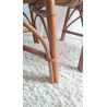 Paire de fauteuils en rotin vintage circa années 70