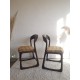4 ou paire de chaises traîneau éditées par Baumann