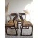 4 ou paire de chaises traîneau éditées par Baumann