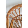 Paire de fauteuils en rotin vintage circa années 70