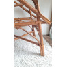 Paire de fauteuils en rotin vintage circa années 70