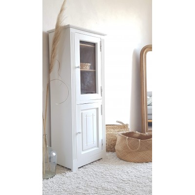 Armoire parisienne vitrée ancienne
