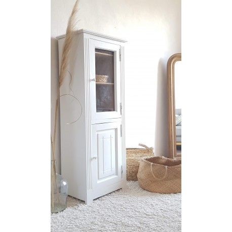 Armoire parisienne vitrée ancienne