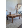 Table basse ancienne esprit table de ferme