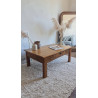 Table basse ancienne esprit table de ferme