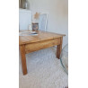 Table basse ancienne esprit table de ferme