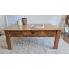 Table basse ancienne esprit table de ferme