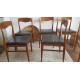 Suite de 6 chaises scandinaves DLG de N.O. Moller