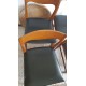 Suite de 6 chaises scandinaves DLG de N.O. Moller