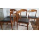 Suite de 6 chaises scandinaves DLG de N.O. Moller