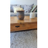 Table basse ancienne esprit table de ferme