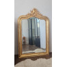 Miroir ancien avec fronton 125 x 84