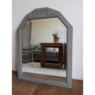 Miroir ancien motif art déco