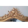 Miroir ancien avec fronton 125 x 84