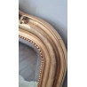 Miroir ancien avec fronton 125 x 84