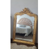 Miroir ancien avec fronton 125 x 84