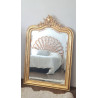 Miroir ancien avec fronton 125 x 84