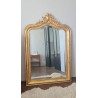 Miroir ancien avec fronton 125 x 84