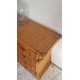 Commode rotin et osier peids compas vintage
