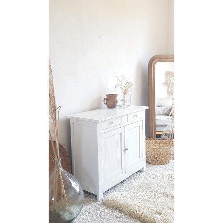 Buffet parisien ancien blanc