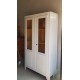 Armoire parisienne vitrée, double portes,ancienne