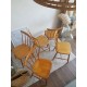 Suite de 4 ou 5 chaises scandinaves Hagafors vintage