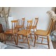 Suite de 4 ou 5 chaises scandinaves Hagafors vintage
