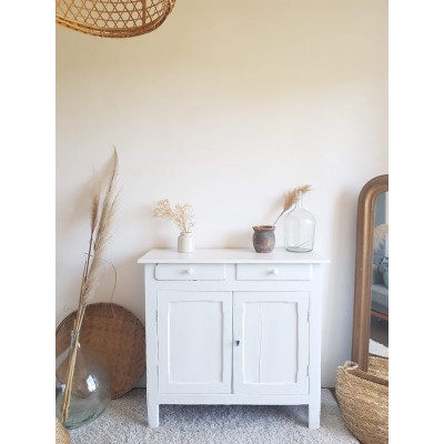 Buffet parisien ancien blanc