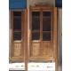 Armoire parisienne vitrée ancienne