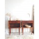 Paire de tables de chevets circa 1960