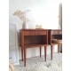 Paire de tables de chevets circa 1960