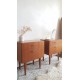 Paire de tables de chevet scandinaves circa 1960