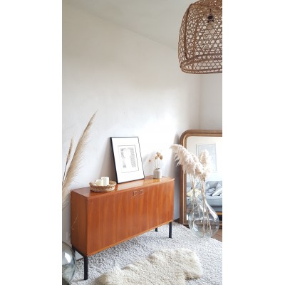 Petite enfilade buffet moderniste 1960