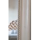 Grand miroir Louis Philippe ancien blanc cassé 142x 88