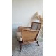 Fauteuil canné Steiner vintage